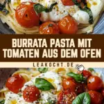 Burrata Pasta mit Tomaten aus dem Ofen 18 Pinterest Hidden Image