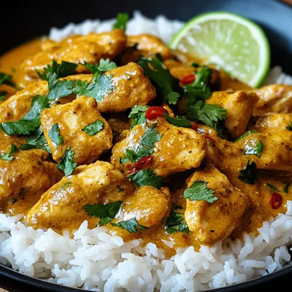 Curry-Geschnetzeltes mit Reis