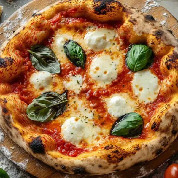 Der beste italienische Pizzateig und Pizza Margherita