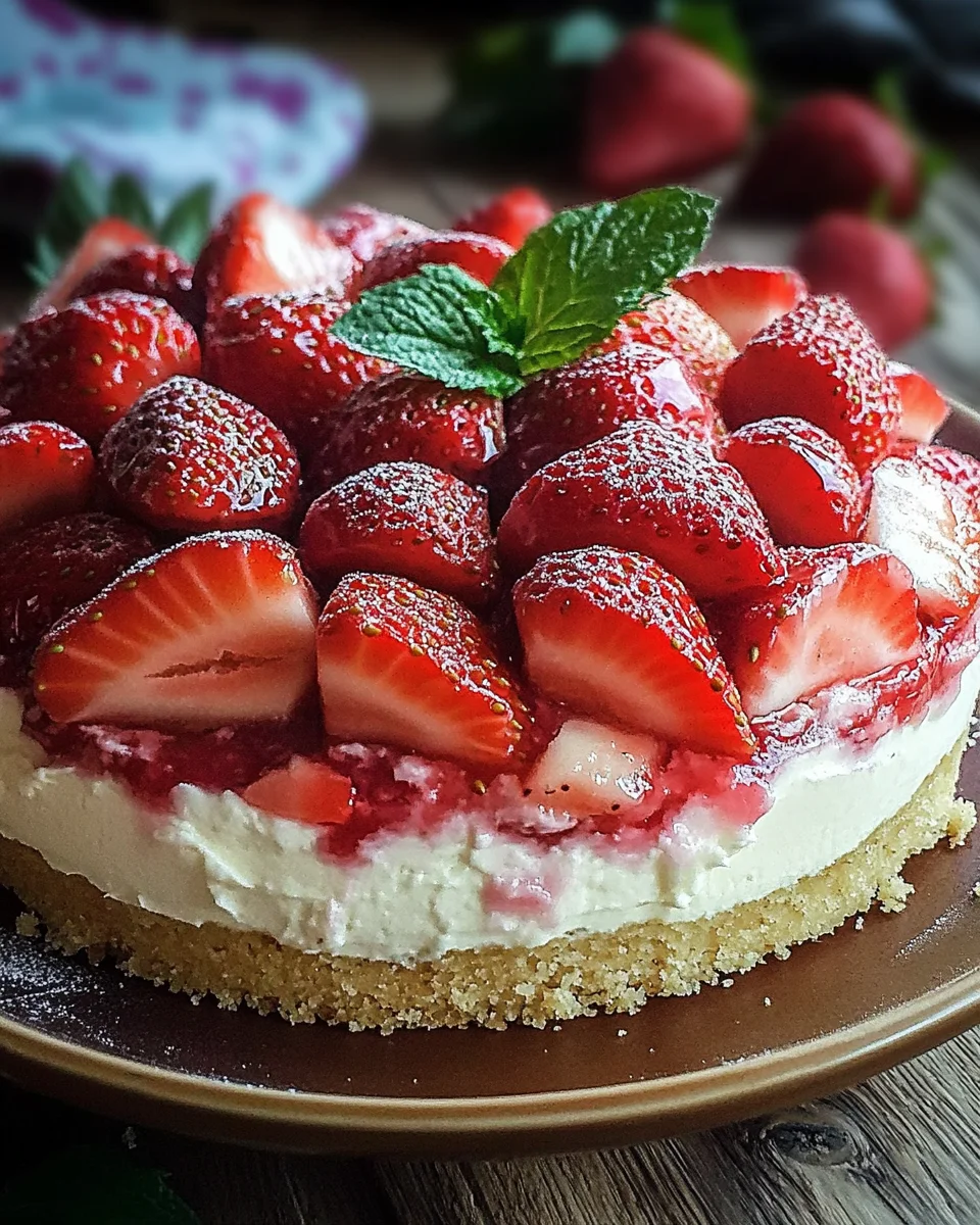 Erdbeerkuchen