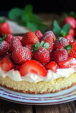 Erdbeerkuchen mit Schmand-Vanillecreme Rezept 31 Erdbeerkuchen mit Schmand-Vanillecreme Rezept