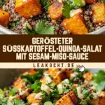 Gerösteter Süßkartoffel-Quinoa-Salat mit Sesam-Miso-Sauce 17 Pinterest Hidden Image