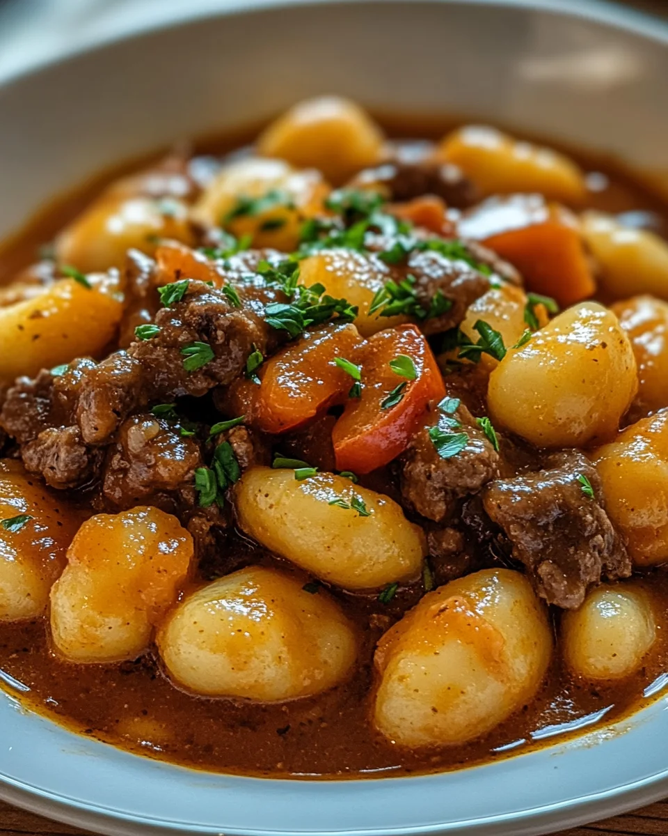 Gnocchi-Gulasch 21 Gnocchi-Gulasch