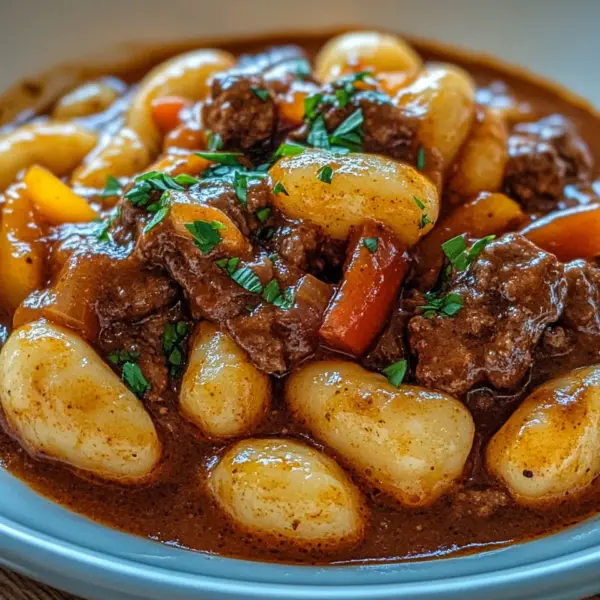 Gnocchi-Gulasch