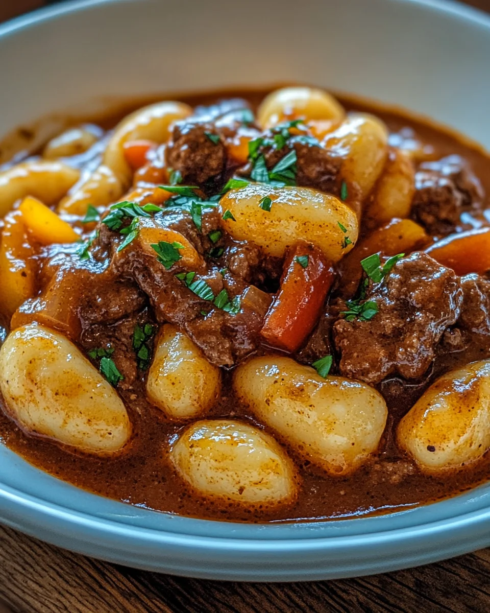 Gnocchi-Gulasch 23 Gnocchi-Gulasch