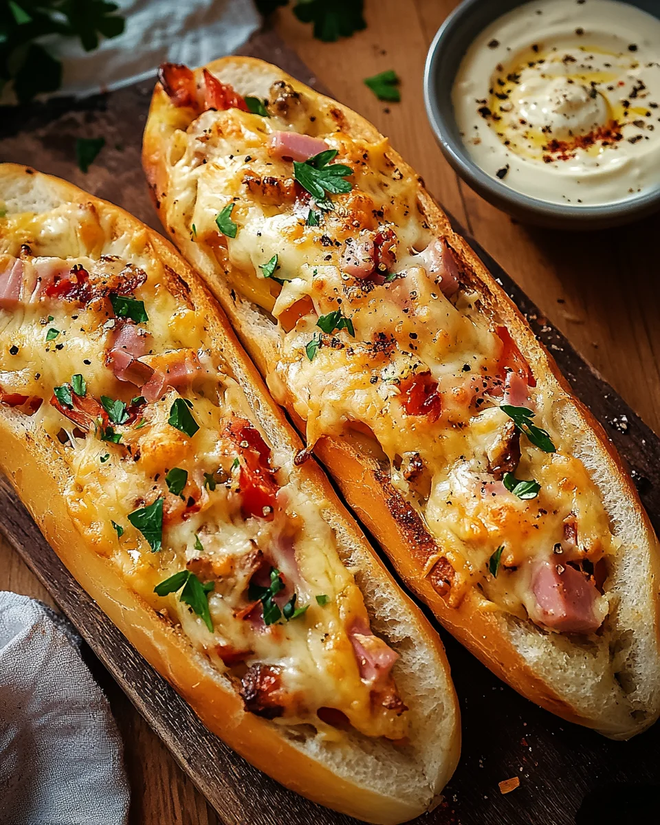 Gef&uuml;llte Ofen-Baguettes