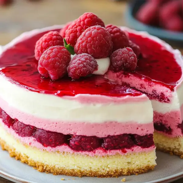 Himbeertorte mit Joghurtcreme
