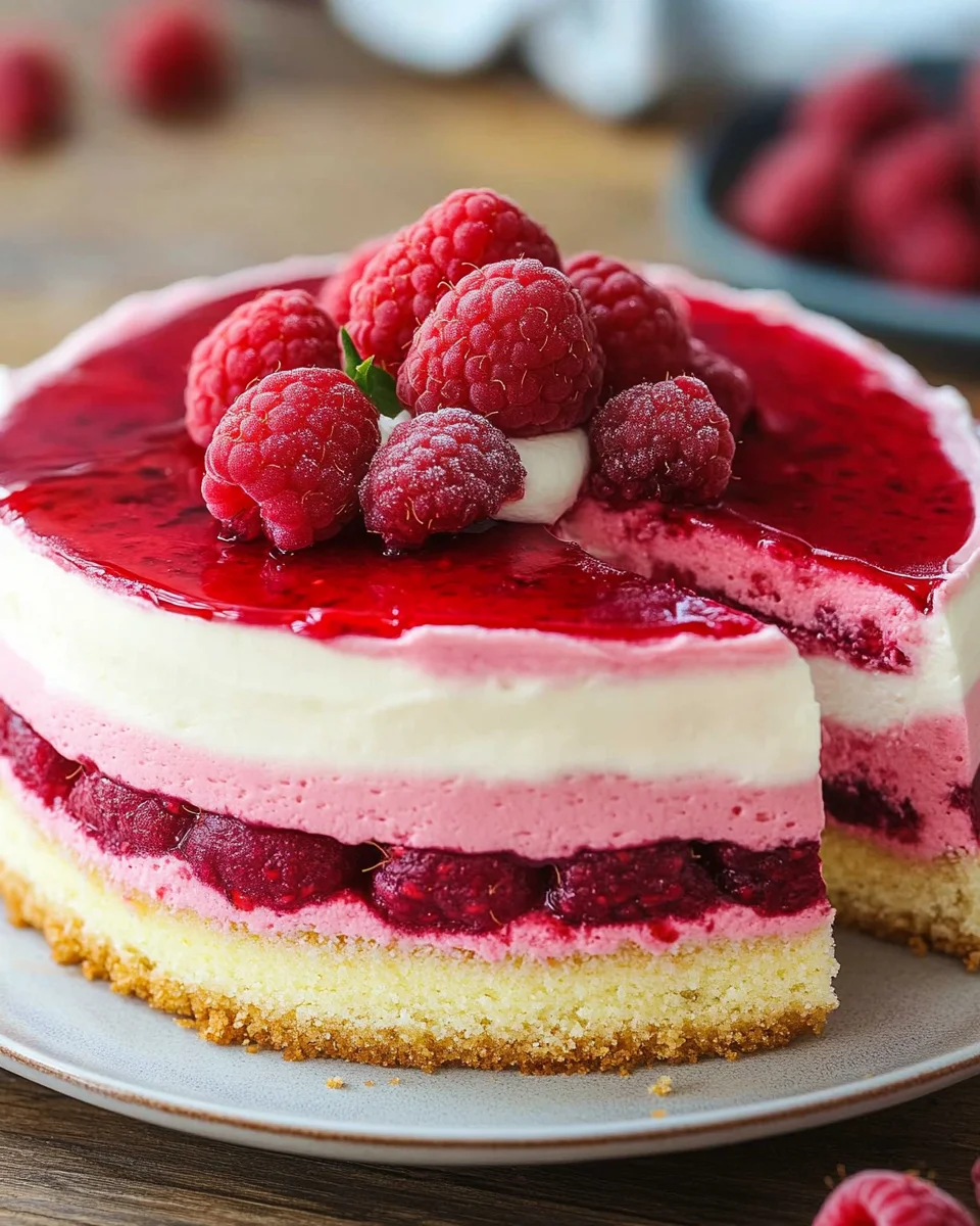 Himbeertorte mit Joghurtcreme 20 Himbeertorte mit Joghurtcreme