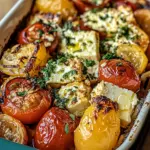 Griechischer Feta Auflauf mit Tomaten