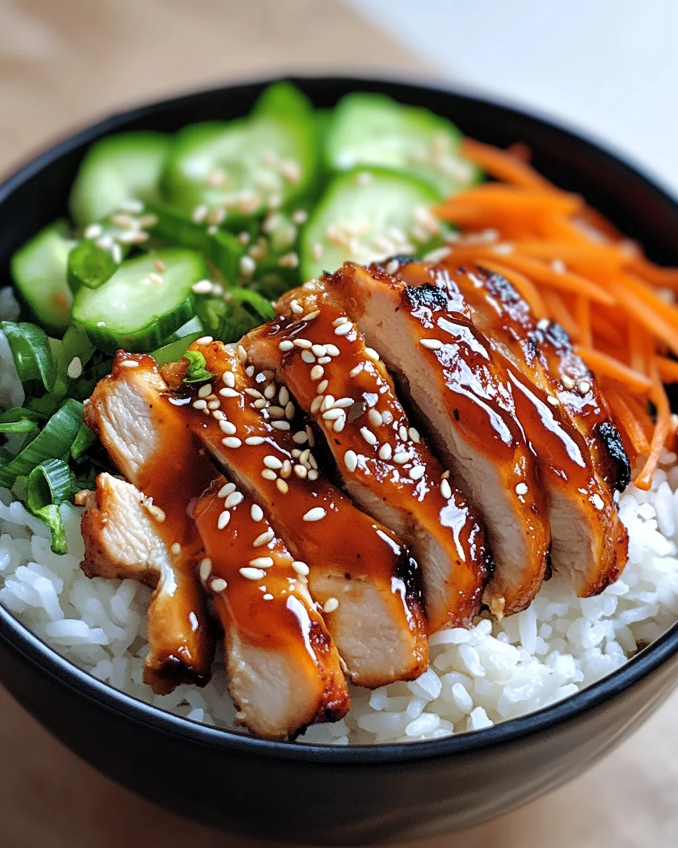 Koreanischer Reis Hähnchen Bowl 33 Koreanischer Reis Hähnchen Bowl