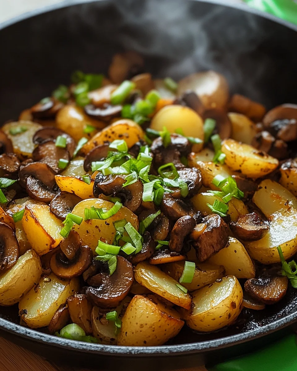 Champignon-Kartoffel-Pfanne