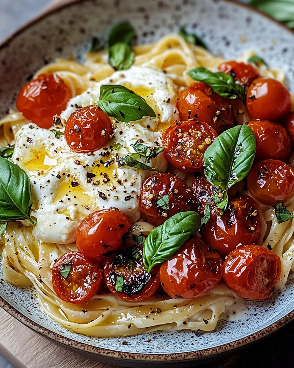 Burrata Pasta mit Tomaten aus dem Ofen 19 Burrata