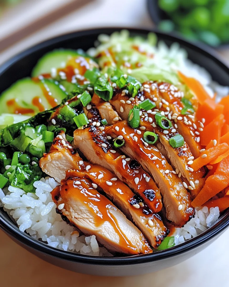 Koreanischer Reis Hähnchen Bowl 31 Koreanischer
