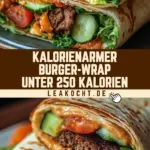 Kalorienarmer Burger-Wrap unter 250 Kalorien 25 Pinterest Hidden Image