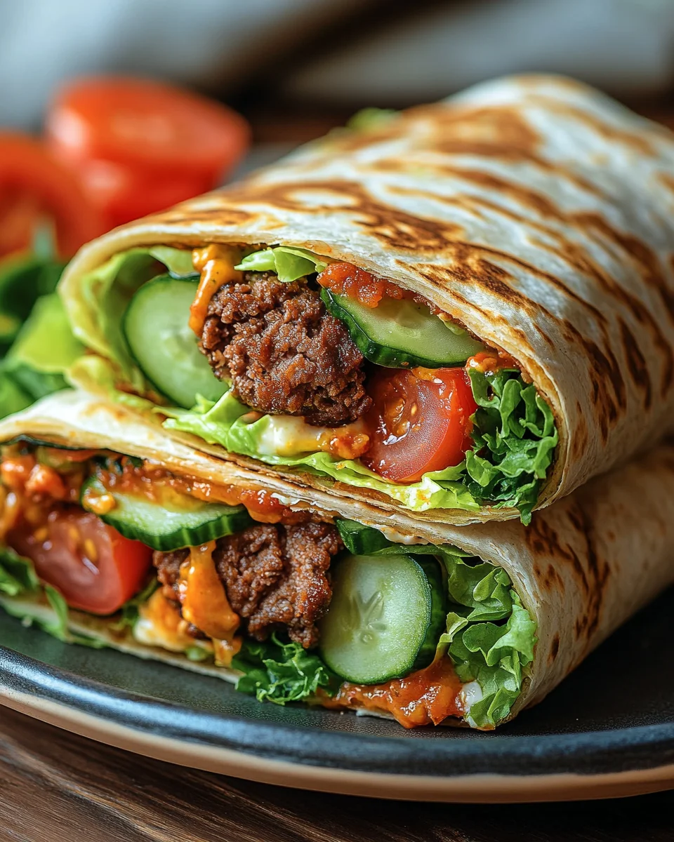 Kalorienarmer Burger-Wrap unter 250 Kalorien 28 Kalorienarmer Burger-Wrap unter 250 Kalorien