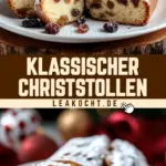 Klassischer Christstollen 27 Pinterest Hidden Image