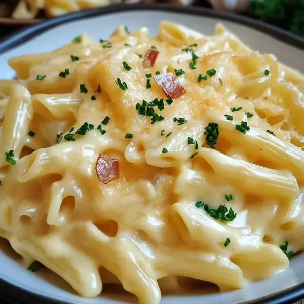 Nudeln in Käse-Sahne-Soße