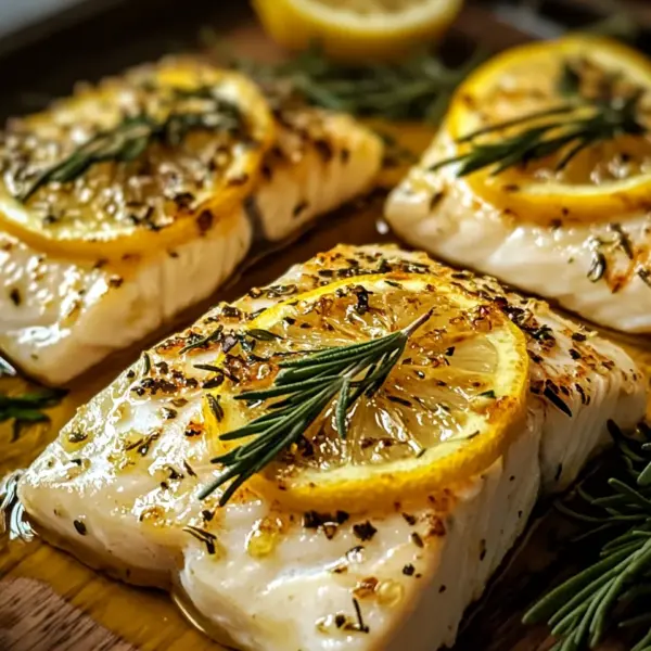 Ofenfisch mit Kräutern und Zitronen
