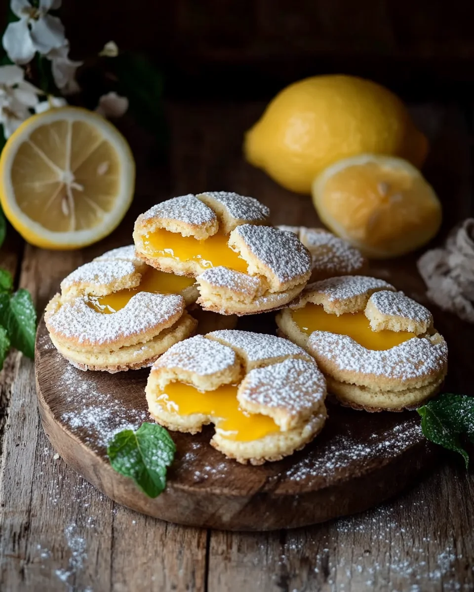 Plätzchen mit Lemoncurd 19 Plätzchen