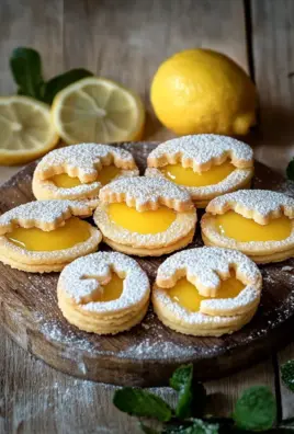Plätzchen mit Lemoncurd 24 Plätzchen mit Lemoncurd