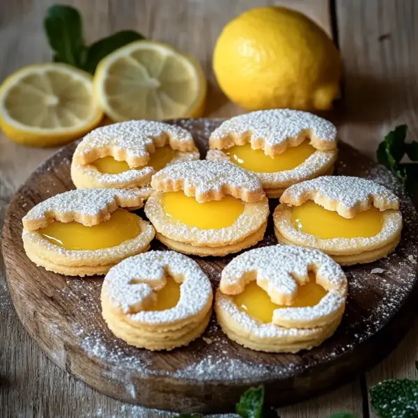 Plätzchen mit Lemoncurd