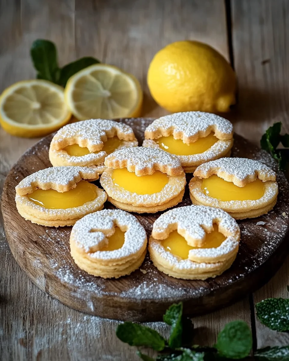 Plätzchen mit Lemoncurd 21 Plätzchen mit Lemoncurd