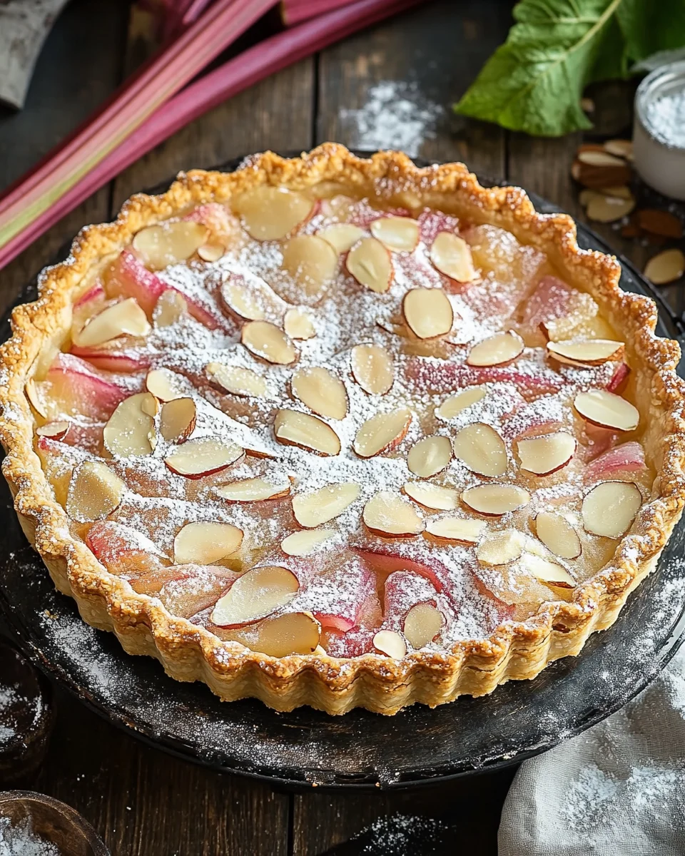 Rhabarber Tarte mit Mandelcreme - Rhabarber Frangipane Tarte 23 Rhabarber Tarte mit Mandelcreme - Rhabarber Frangipane Tarte