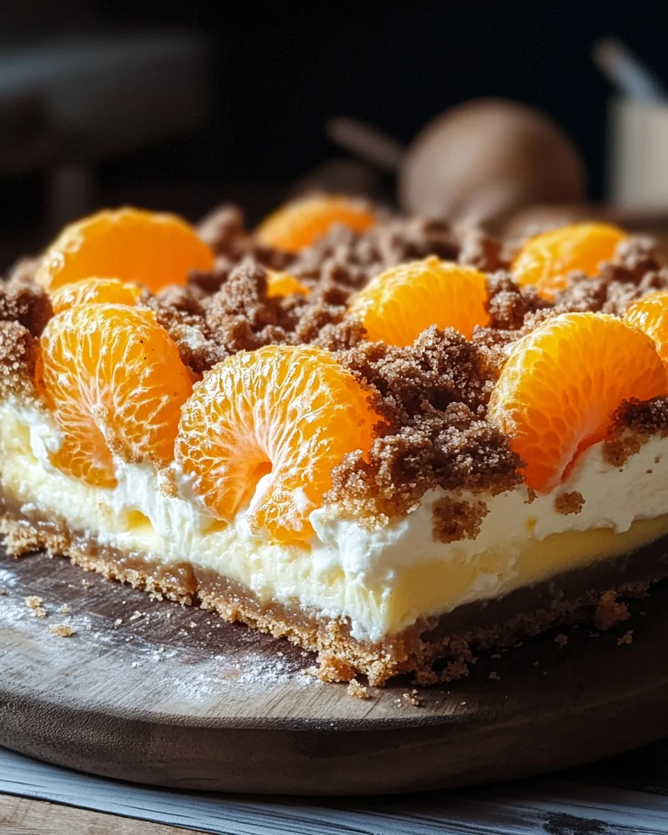 Streuselquarkkuchen mit Mandarinen 20 Streuselquarkkuchen
