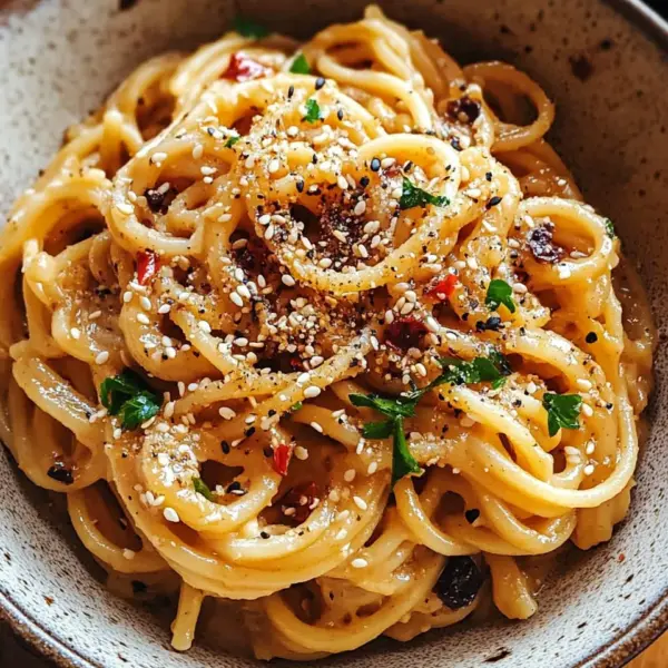Würzige Miso Pasta