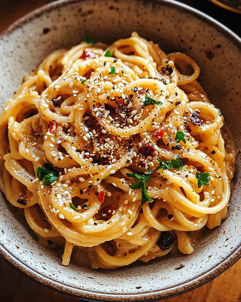 W&uuml;rzige Miso Pasta