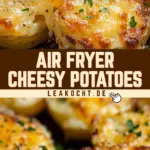 Air Fryer Cheesy Potatoes 16 Pinterest Hidden Image