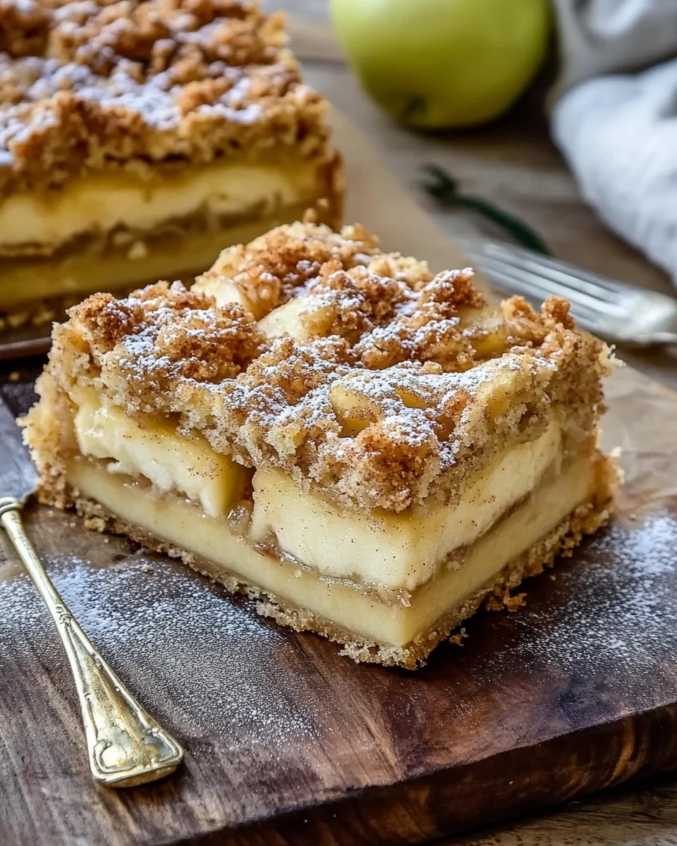 Apfelkuchen vom Blech - mit Pudding und knusprigen Streusel 25 Apfelkuchen
