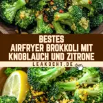 Bestes Airfryer Brokkoli mit Knoblauch und Zitrone 16 Pinterest Hidden Image