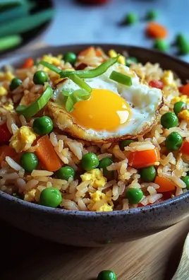 Bratreis mit Ei und Gemüse