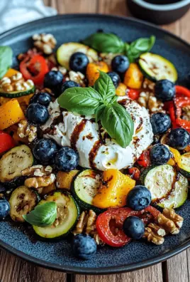 Burrata-Salat mit Ofengemüse und Blaubeeren 24 Burrata-Salat mit Ofengemüse und Blaubeeren