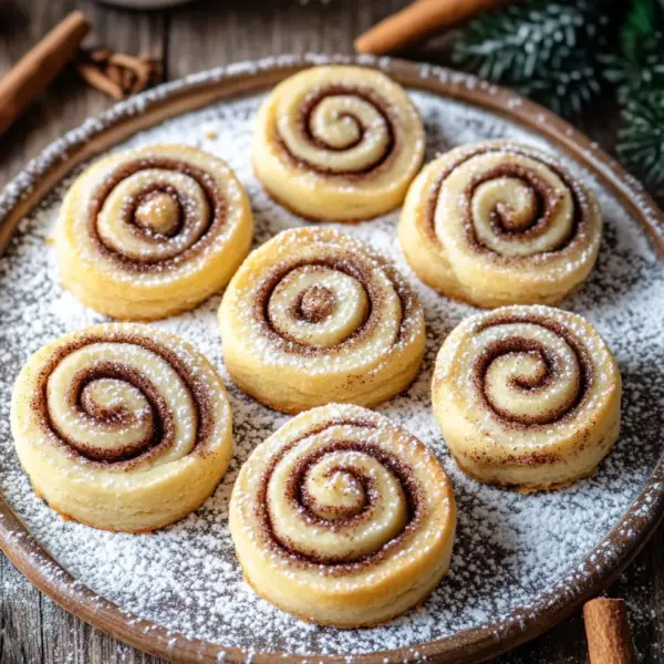 Cinnamon Roll Cookies - Zimtschnecken-Plätzchen