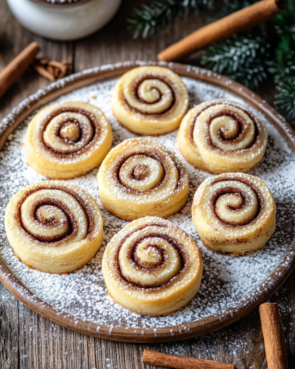 Cinnamon Roll Cookies - Zimtschnecken-Plätzchen