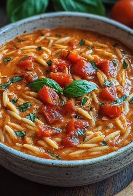 Creamy Vegan Tomato Orzo with Coconut Milk
