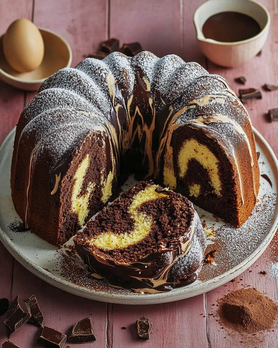 Eierlik&ouml;r-Marmorkuchen