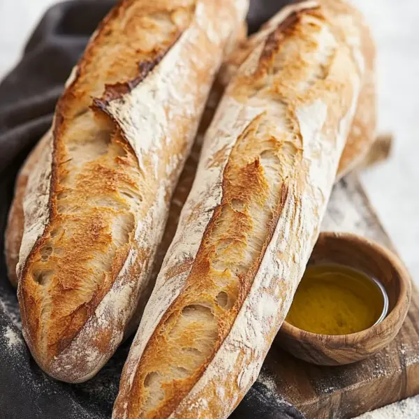 Einfaches Rezept für knuspriges Baguette