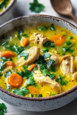 Entzündungshemmende Kurkuma-Hühnersuppe Rezept genießen!