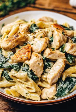 Frischkäse Spinat Hähnchen Pasta 28 Frischkäse Spinat Hähnchen Pasta