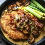Geschmorte Schnitzelpfanne in k&ouml;stlicher J&auml;gersauce Rezept