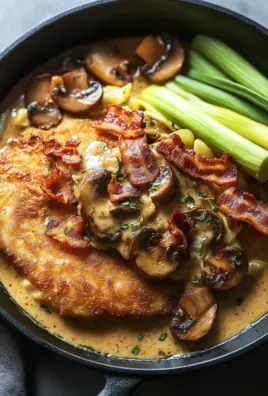 Geschmorte Schnitzelpfanne in köstlicher Jägersauce Rezept 27 Geschmorte Schnitzelpfanne in köstlicher Jägersauce Rezept