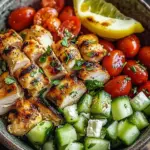 Griechische H&auml;hnchen-Bowl