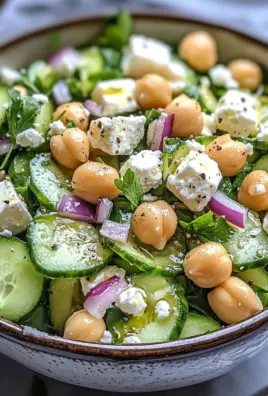 Gurkensalat mit Feta und Kichererbsen 18 Gurkensalat mit Feta und Kichererbsen