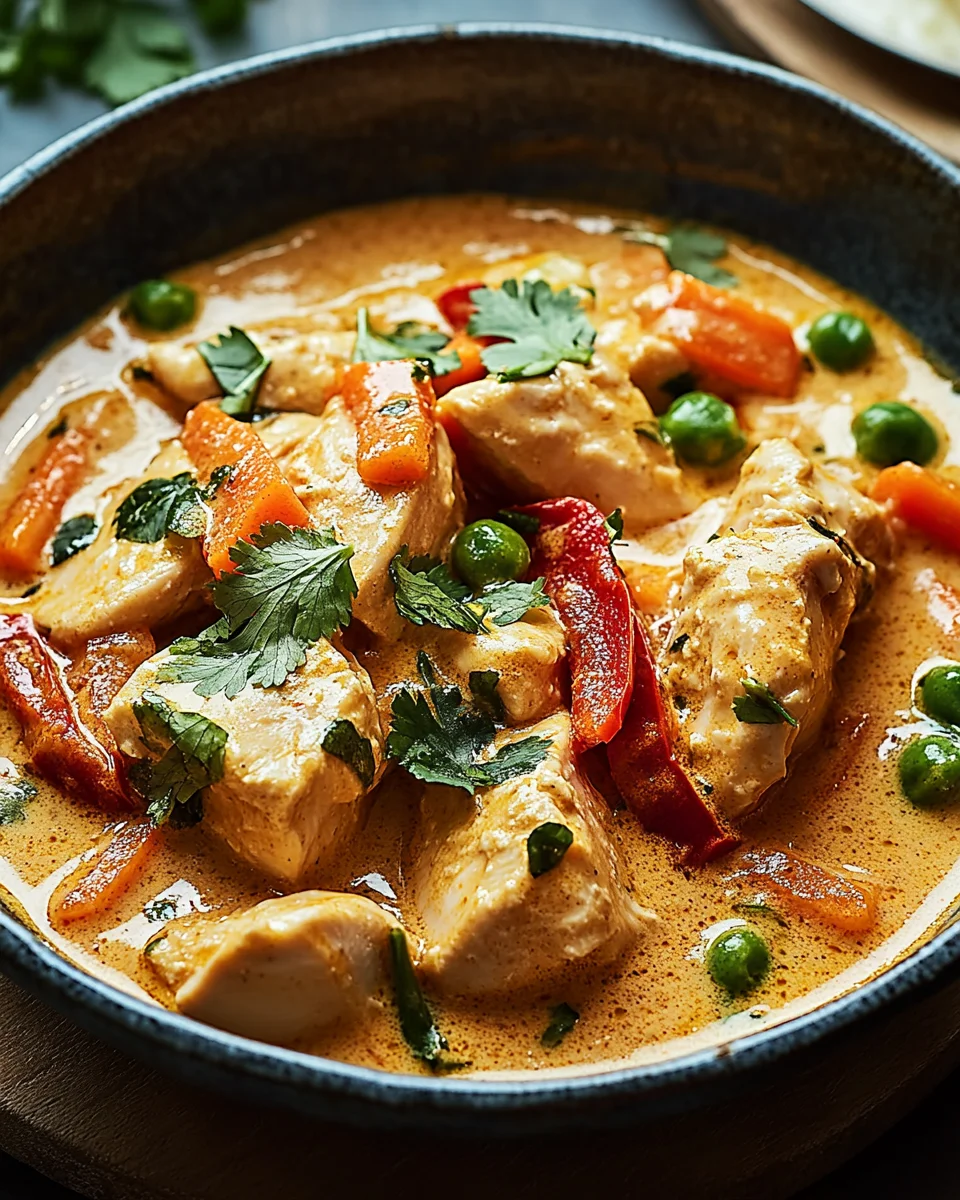 Hähnchen-Pfanne mit Kokosmilch 17 Hähnchen-Pfanne