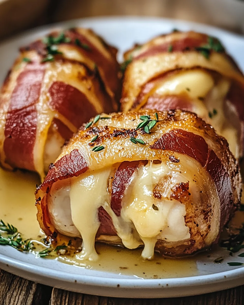 Hähnchenfilet im Speckmantel mit Käsefüllung 18 Hähnchenfilet im Speckmantel mit Käsefüllung