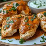 H&auml;hnchenfilets mit einer Ajvar-Schmandsauce