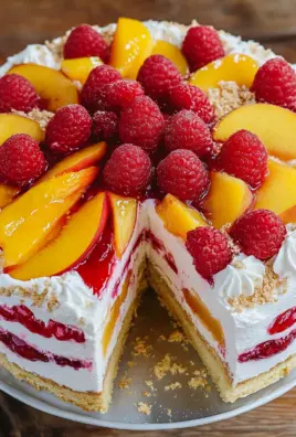 Himbeer-Pfirsich-Torte 21 Himbeer-Pfirsich-Torte